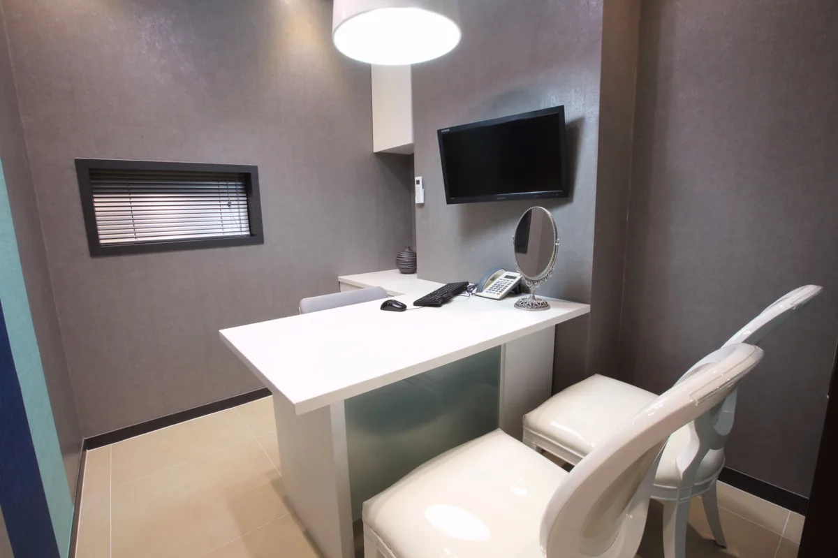 Consultation room at Newline Plastic Surgery, Busan